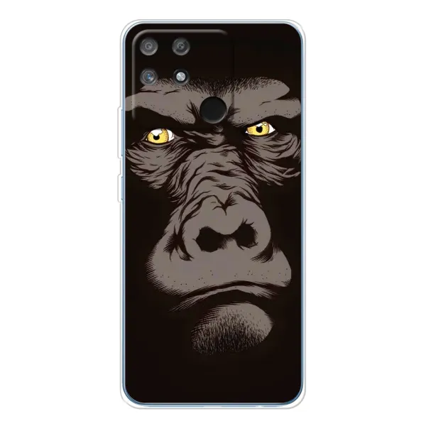Чехол с рисунком «Горилла» для Realme NARZO 80 Lite 4G Чехол с рисунком «Горилла» для Realme NARZO 80 Lite 4G