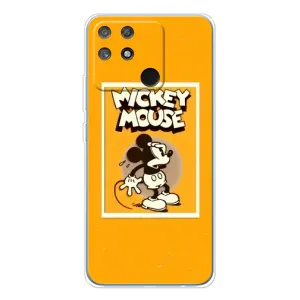 Чехлы с принтом Микки Маус на Realme NARZO 80 Lite 4G (Испуганный Микки)