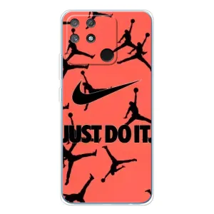 Силіконовый Чохол Nike Air Jordan на Нарзо 80 Лайт 4G (Just Do It)
