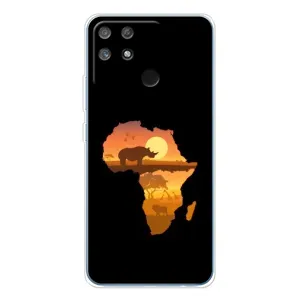 Летний Чехол на Realme NARZO 80 Lite 4G (Карта)