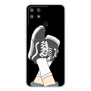 Чехол с Прикольным принтом на Realme NARZO 80 Lite 4G (Кеды)