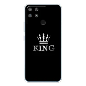 Чехол (Корона на чёрном фоне) для Нарзо 80 Лайт 4G (KING)