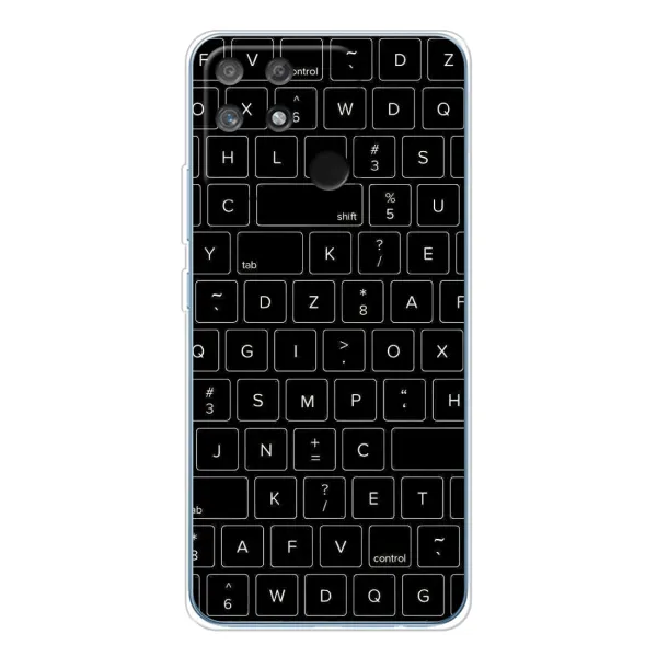 Чехол с рисунком «Клавиатура» для Realme NARZO 80 Lite 4G Чехол с рисунком «Клавиатура» для Realme NARZO 80 Lite 4G