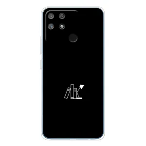 Чехол с картинками на черном фоне для Realme NARZO 80 Lite 4G (Книжки)