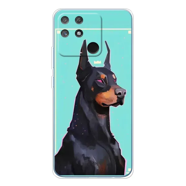 Чехол с рисунком «Король доберман» для Realme NARZO 80 Lite 4G Чехол с рисунком «Король доберман» для Realme NARZO 80 Lite 4G