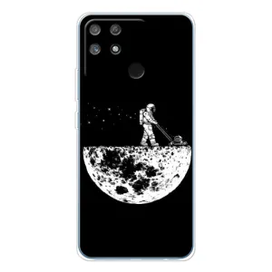 Силиконовый Чехол с принтом "Космонавты" на Realme NARZO 80 Lite 4G (Космонавт)