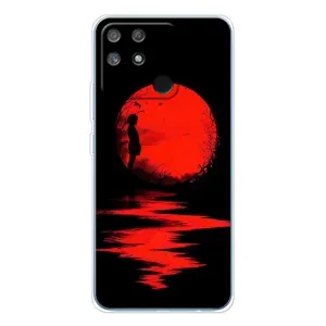 Летний Чехол на Realme NARZO 80 Lite 4G (Красный Закат)