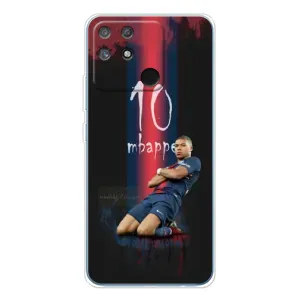 Чехол (TPU) с Футболистом на Realme NARZO 80 Lite 4G (MBAPPE 10)