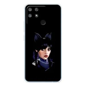Чехлы с принтом Уэнсдей на Realme NARZO 80 Lite 4G (Милая Уэнсдей)