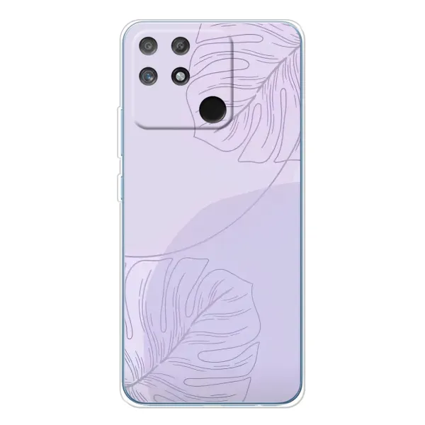 Чехол с рисунком «Монстера фиолетовая» для Realme NARZO 80 Lite 4G Чехол с рисунком «Монстера фиолетовая» для Realme NARZO 80 Lite 4G