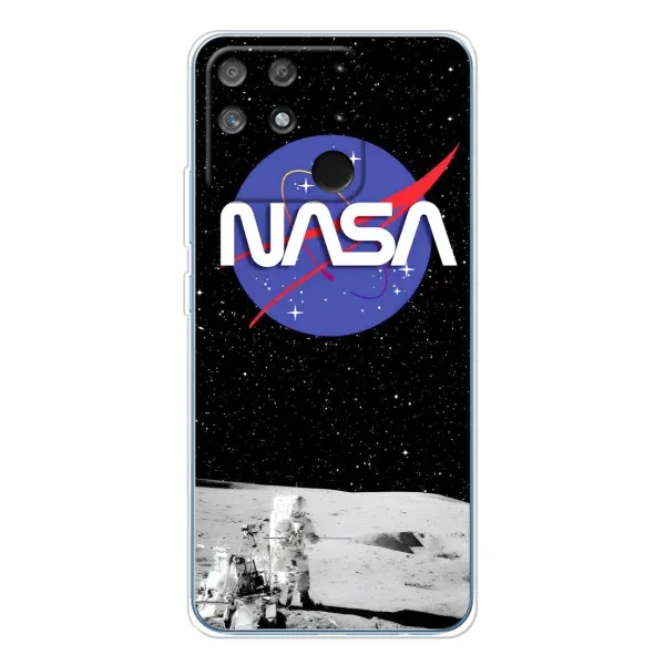 Чехол с рисунком «Nasa на луне» для Realme NARZO 80 Lite 4G Чехол с рисунком «Nasa на луне» для Realme NARZO 80 Lite 4G
