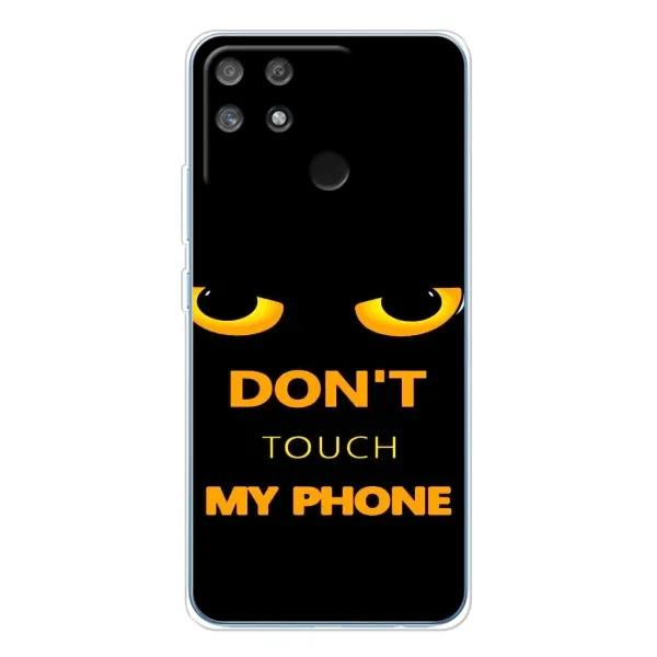 Чехол с рисунком «Не трогай мой телефон» для Realme NARZO 80 Lite 4G Чехол с рисунком «Не трогай мой телефон» для Realme NARZO 80 Lite 4G
