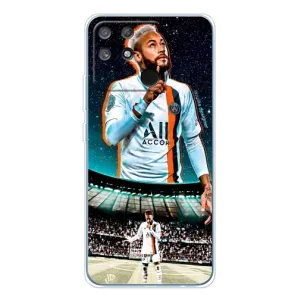 Силиконовый Чехол Realme NARZO 80 Lite 4G (Неймар ПСЖ)