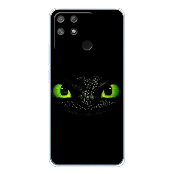 Чехол с рисунком «Глаза Беззубика» для Realme NARZO 80 Lite 4G Чехол с рисунком «Глаза Беззубика» для Realme NARZO 80 Lite 4G