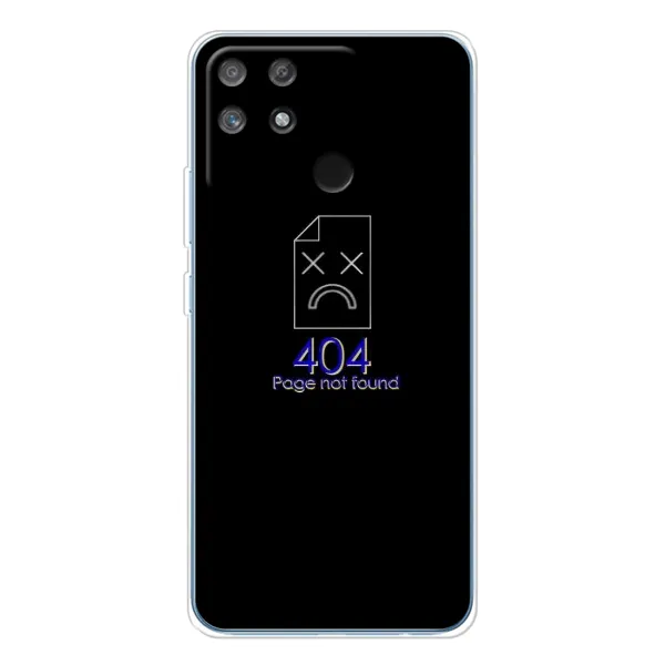 Чехол с рисунком «Ошибка 404» для Realme NARZO 80 Lite 4G Чехол с рисунком «Ошибка 404» для Realme NARZO 80 Lite 4G