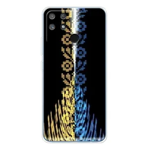 Силиконовый Чехол на Realme NARZO 80 Lite 4G (Патриотическая вышиванка)