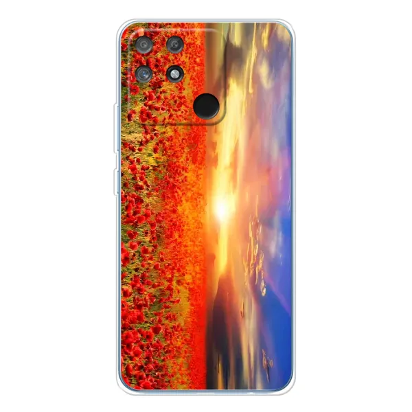 Чехол с рисунком «Поле тюльпанов» для Realme NARZO 80 Lite 4G Чехол с рисунком «Поле тюльпанов» для Realme NARZO 80 Lite 4G