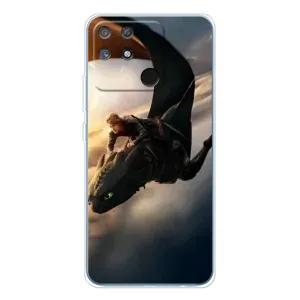 Чехол дракон Беззубик для Realme NARZO 80 Lite 4G (Полет Беззубика)