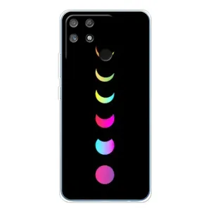 Чехол (ТПУ) с планетами на Realme NARZO 80 Lite 4G (Полнолуние)