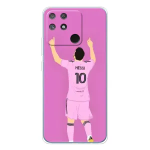 Чехлы Лео Месси в Майами на Realme NARZO 80 Lite 4G (Празднование Месси)