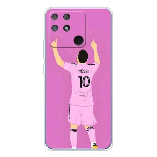 Чехол с рисунком «Празднование Месси» для Realme NARZO 80 Lite 4G Чехол с рисунком «Празднование Месси» для Realme NARZO 80 Lite 4G