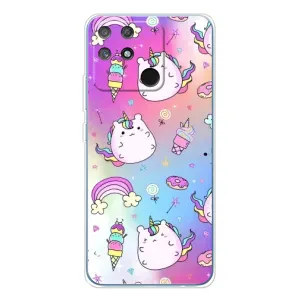 Чехол Unicorn на Realme NARZO 80 Lite 4G (Радуга и Единорог)