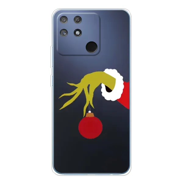 Чехол с рисунком «Рука Гринча» для Realme NARZO 80 Lite 4G Чехол с рисунком «Рука Гринча» для Realme NARZO 80 Lite 4G