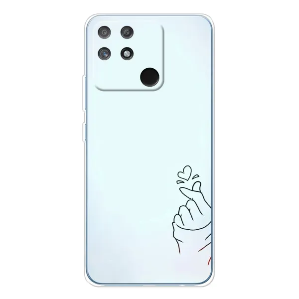 Чехол с рисунком «Сердце на голубом» для Realme NARZO 80 Lite 4G Чехол с рисунком «Сердце на голубом» для Realme NARZO 80 Lite 4G