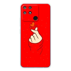 Чохол (Знак сердечка) для Realme NARZO 80 Lite 4G (Сердечко на червоному)