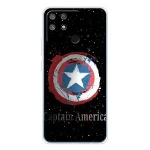 Чехол с Щитом Капитана Америки на Realme NARZO 80 Lite 4G (Щит Капитана)