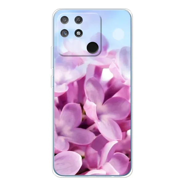 Чехол с рисунком «Сиреневые цветы» для Realme NARZO 80 Lite 4G Чехол с рисунком «Сиреневые цветы» для Realme NARZO 80 Lite 4G
