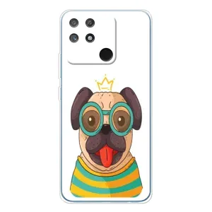 Бампер для Realme NARZO 80 Lite 4G с картинкой "Песики" (Собака Король)