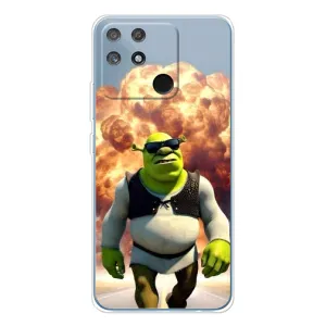 Друкований чохол з принтом Шрек для Realme NARZO 80 Lite 4G (Епічний вибух Шрек)