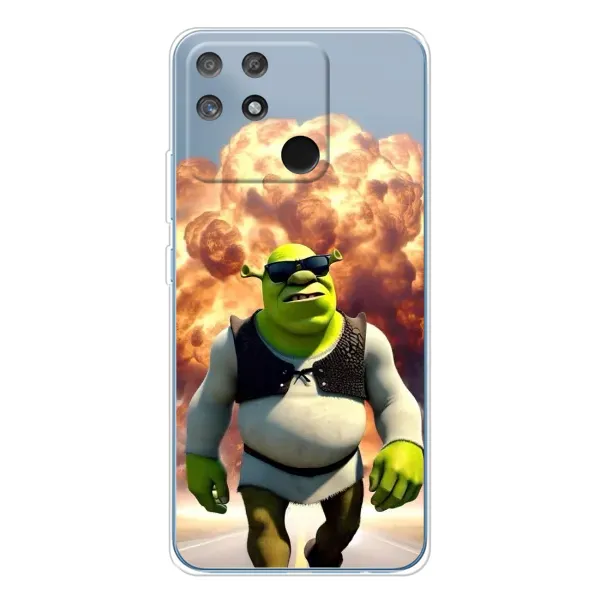 Чехол с рисунком «Эпичный взрыв Шрек» для Realme NARZO 80 Lite 4G Чехол с рисунком «Эпичный взрыв Шрек» для Realme NARZO 80 Lite 4G