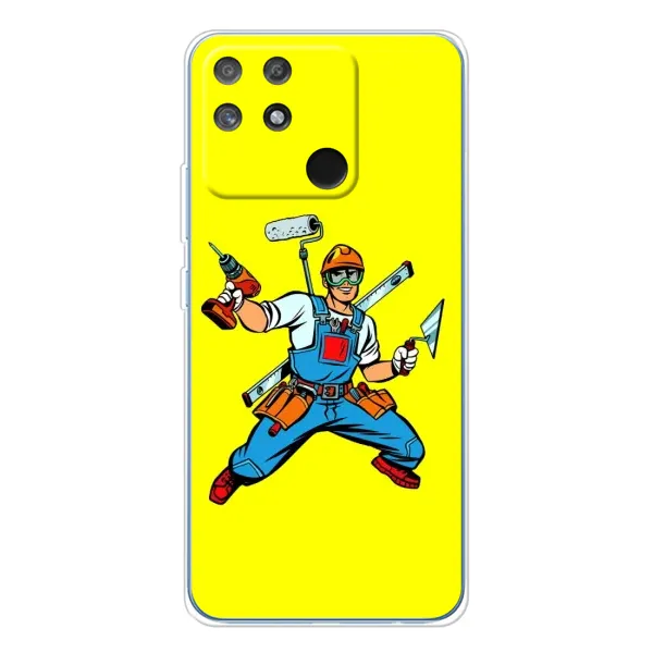 Чехол с рисунком «Строитель» для Realme NARZO 80 Lite 4G Чехол с рисунком «Строитель» для Realme NARZO 80 Lite 4G