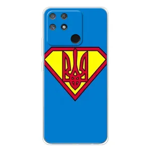 Чохол з картинкою (Патріотичний ГЕРБ) на Realme NARZO 80 Lite 4G (Герб - супер герой)