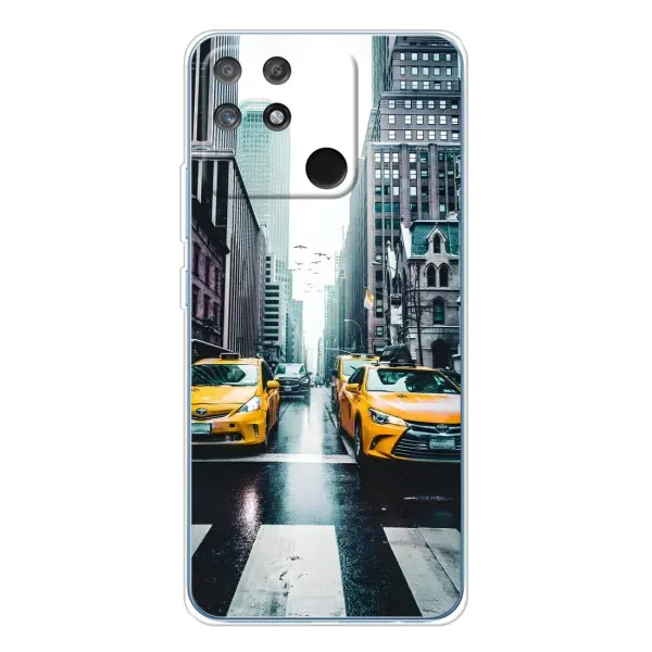 Чехол с рисунком «Такси» для Realme NARZO 80 Lite 4G Чехол с рисунком «Такси» для Realme NARZO 80 Lite 4G