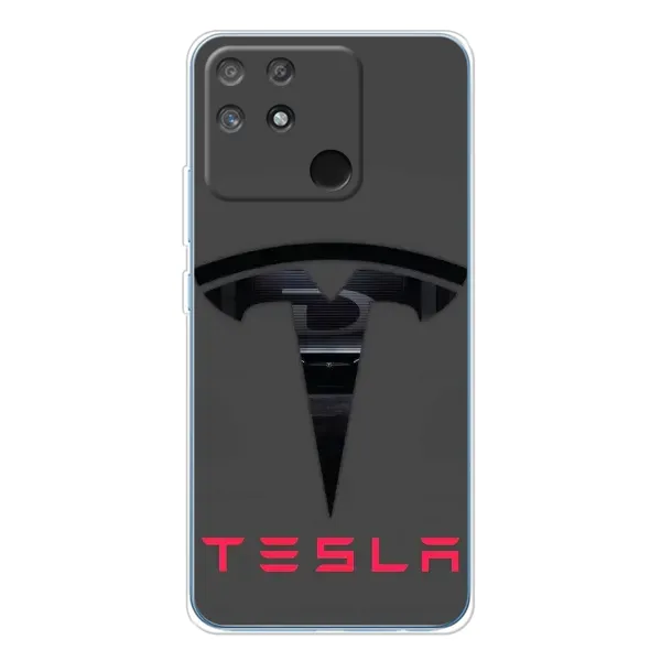 Чехол с рисунком «Logo TESLA» для Realme NARZO 80 Lite 4G Чехол с рисунком «Logo TESLA» для Realme NARZO 80 Lite 4G