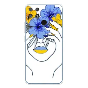 Чехол на Realme NARZO 80 Lite 4G Украинский дизайн (Украинка на всю голову)