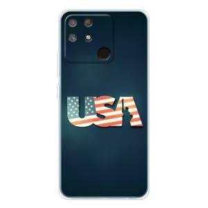 Чехол Флаг USA для Realme NARZO 80 Lite 4G (USA)