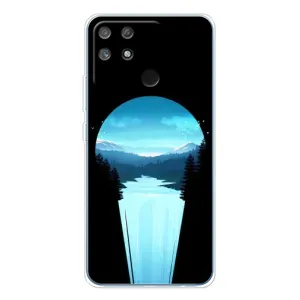 Летний Чехол на Realme NARZO 80 Lite 4G (Синий Водопад)