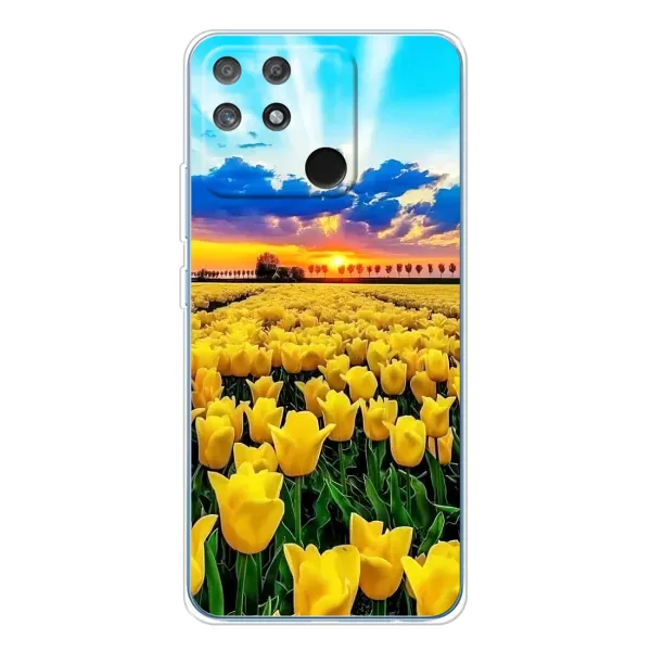 Чехол с рисунком «Желтые тюльпаны» для Realme NARZO 80 Lite 4G Чехол с рисунком «Желтые тюльпаны» для Realme NARZO 80 Lite 4G
