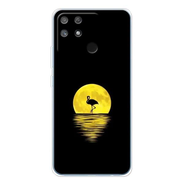 Чехол с рисунком «Желтый Закат» для Realme NARZO 80 Lite 4G