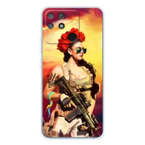 ЗСУ Чехлы (TPU) для Realme NARZO 80 Lite 4G (Женщина солдат)