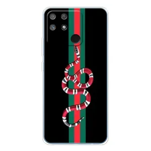Чехлы Бренд GUCCI для Realme NARZO 80 Lite 4G (Змей Гуччи)