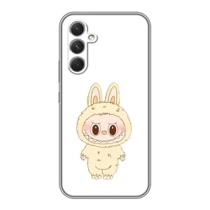 Чехол с принтом Лабубу для RealMe Narzo 80 Lite 5G (Бежевый Лабубу)