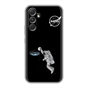 Силіконовый бампер з принтом "Наса" на RealMe Narzo 80 Lite 5G (Космонавт баскетболіст)