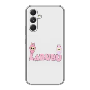 Чехол с принтом Лабубу для RealMe Narzo 80 Lite 5G (Логотип Лабубу)