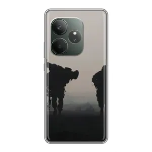 Чохли на військову тематику для RealMe Neo7 (Бій солдат)