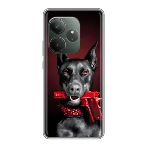 Чехол ДОБЕРМАН для RealMe Neo7 (Доберман злой)